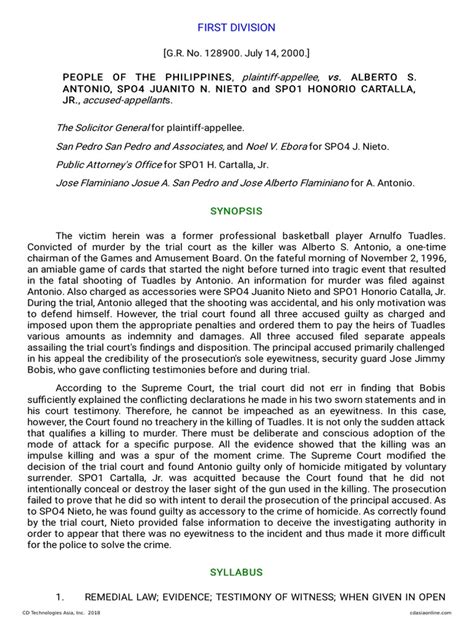 ambet antonio|First Division: Synopsis Synopsis .